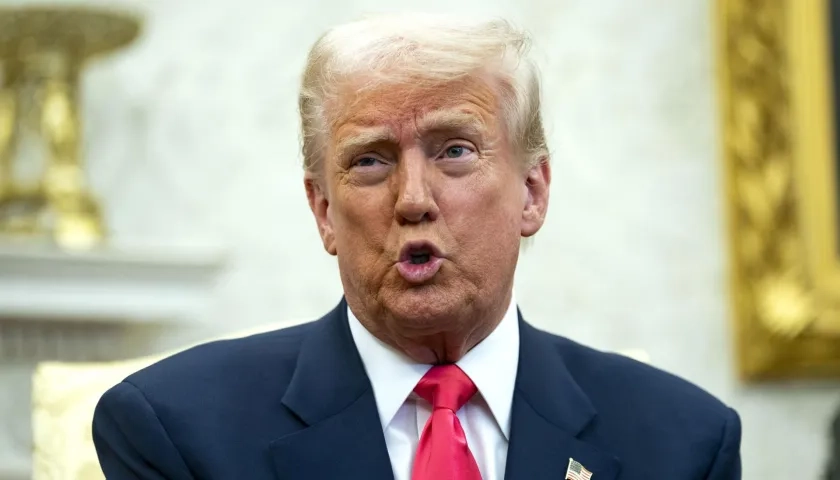 Presidente de Estados Unidos Donald Trump. 