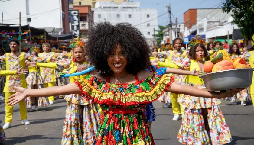 La comparsa "Yo soy Cartagena".