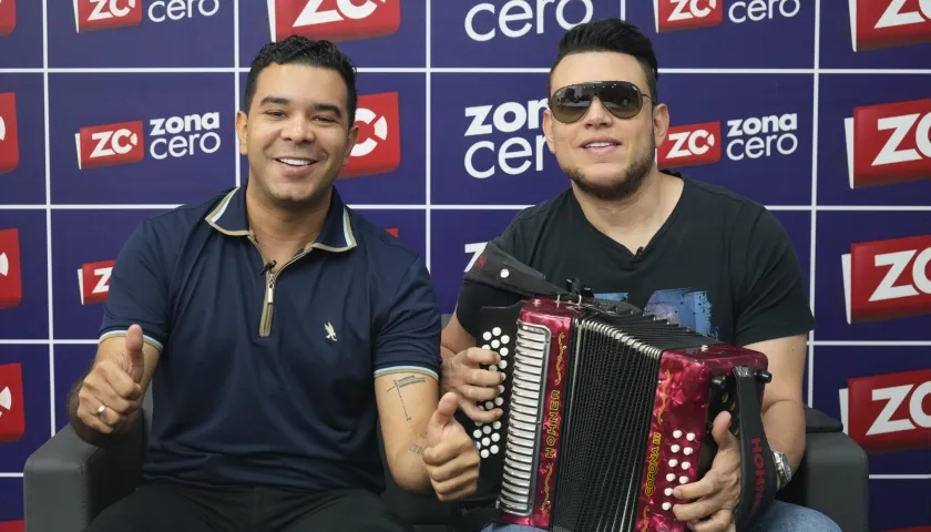 Andrés Ariza Villazón y Saúl Lallemand en la redacción de Zona Cero.