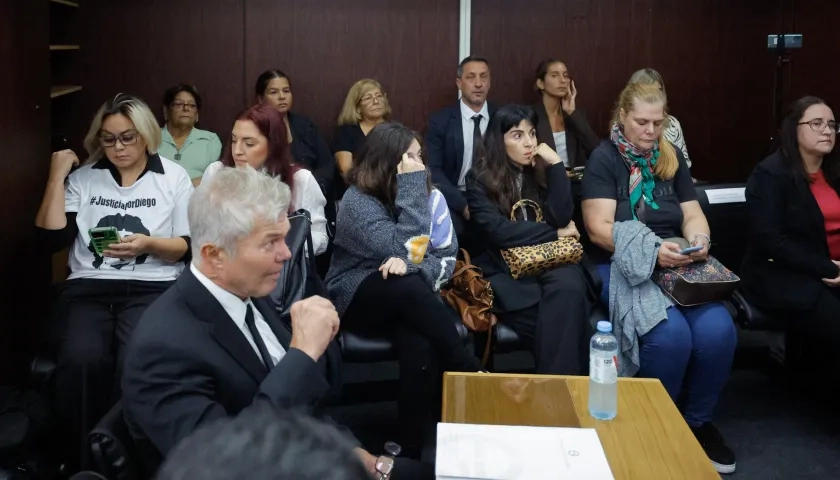  Audiencia del juicio por la muerte de Diego Maradona.