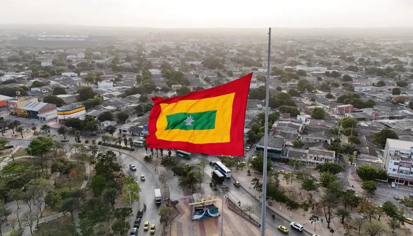 Panorámica de la ciudad de Barranquilla. 