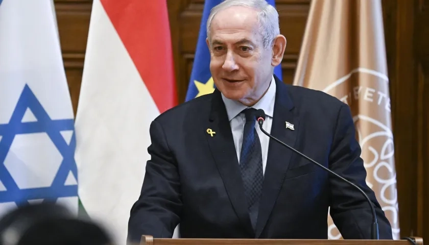 El primer ministro israelí, Benjamín Netanyahu. 