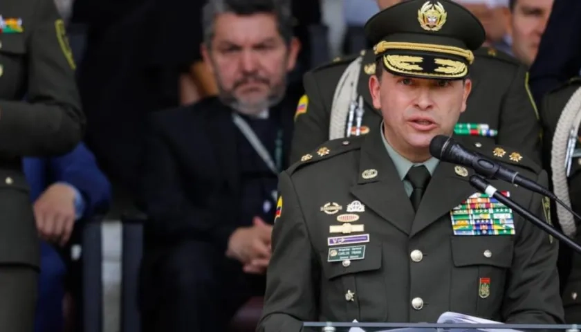 General Carlos Triana, director de la Policía Nacional. 