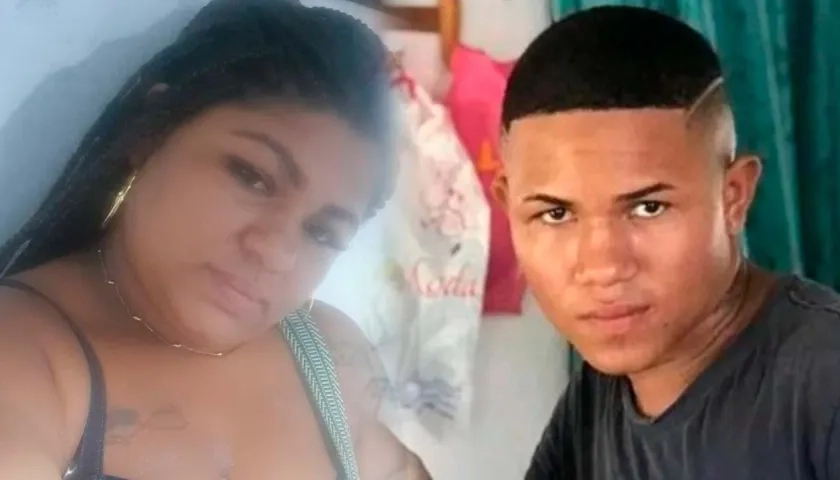 Maura Gordon Puerta y su hijo Juan David Rodríguez Gordon.