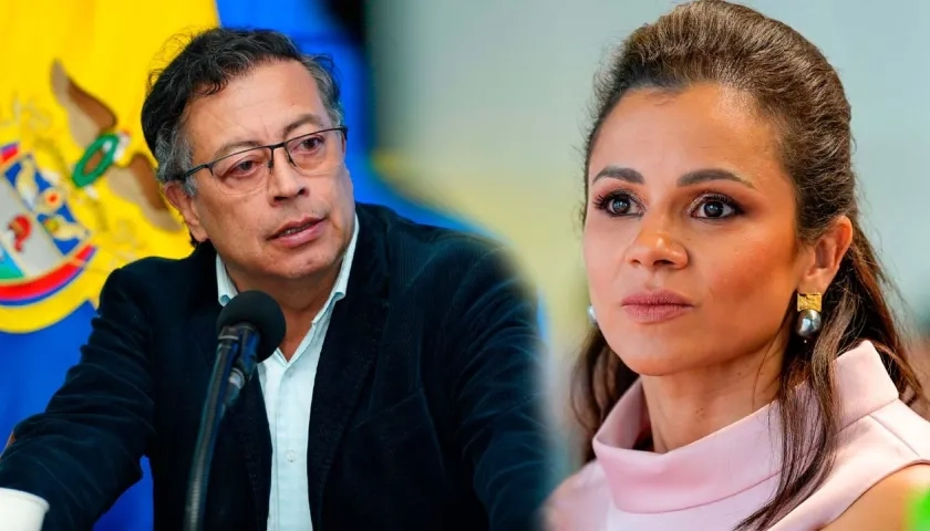 Presidente Gustavo Petro - Presidenta de Naturgas Luz Stella Murgas.