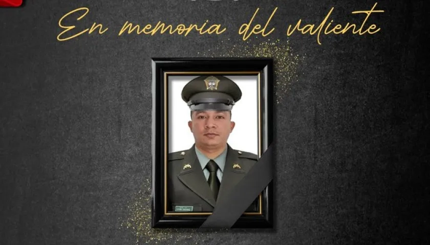 Patrullero Lenin Rafael Suárez Osorio. 