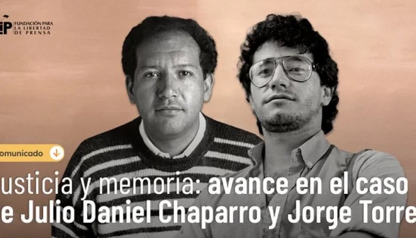Los dos periodistas asesinados a principio de la década de los 90. 