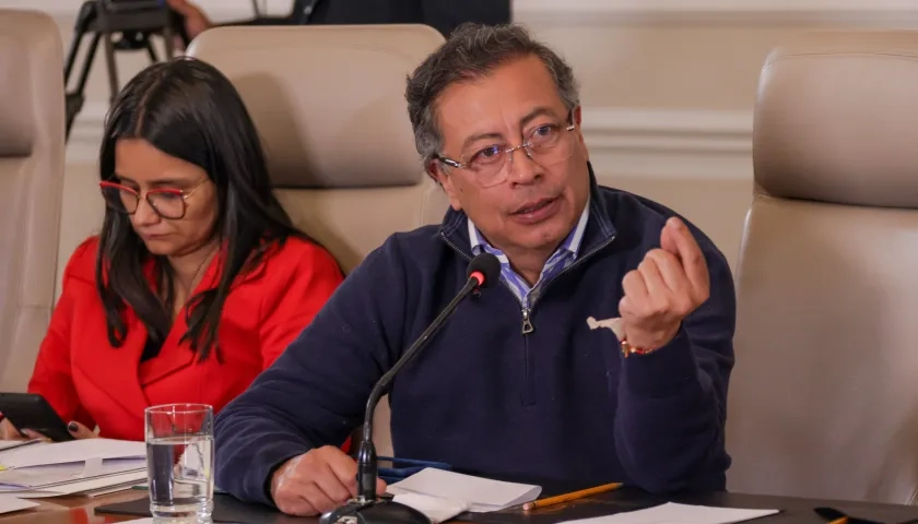 El Presidente de la República, Gustavo Petro.