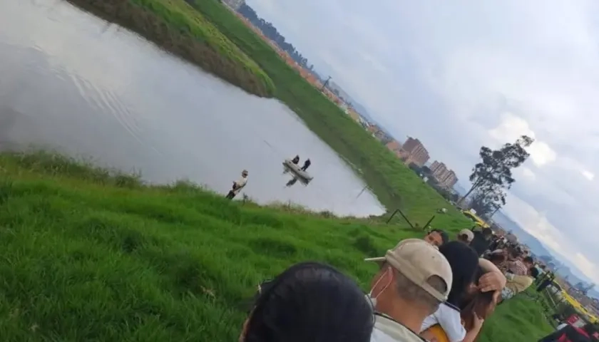Sucedió en el río Bogotá.
