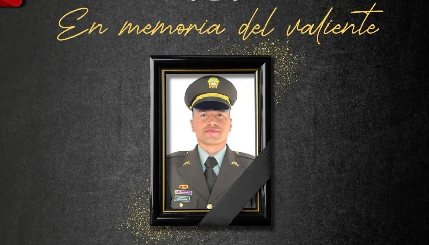 El subintendente Robinson de Jesús Acevedo Castrillón.