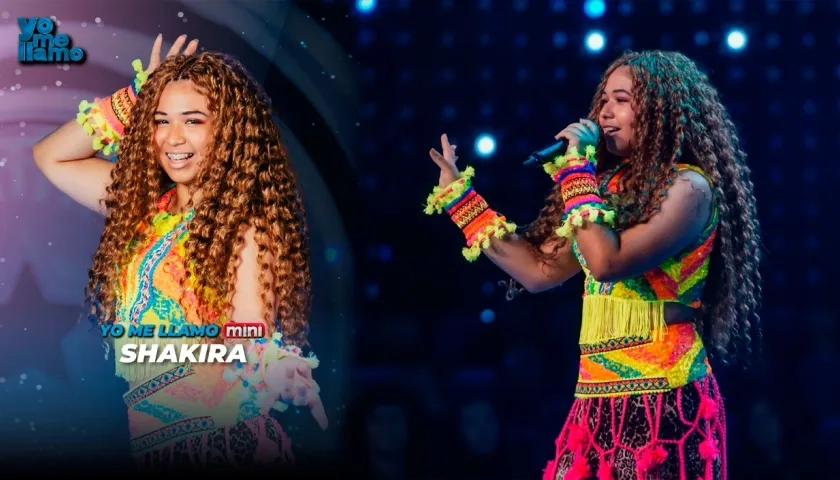 Valerie Sofía Isaza Benavides, 'Yo me llamo' mini Shakira.