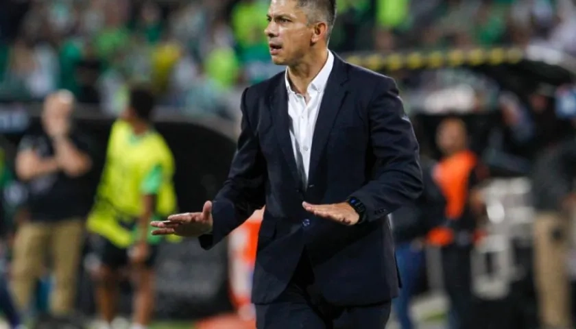 El paraguayo Gustavo Florentín, técnico saliente de Águilas Doradas. 