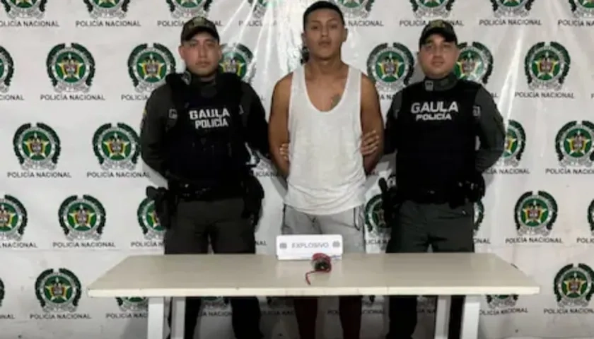 Kevin Berrío España, alias 'Chatarra', capturado.