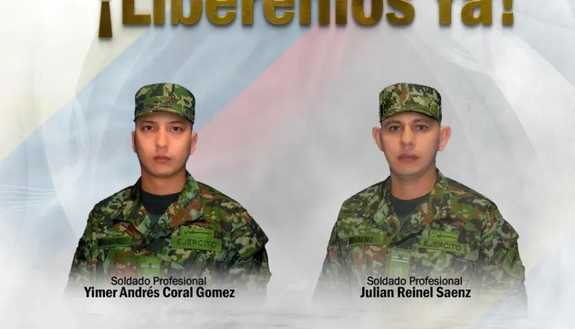 Yimer Andrés Coral Gómez y Julián Reinel Sáenz.