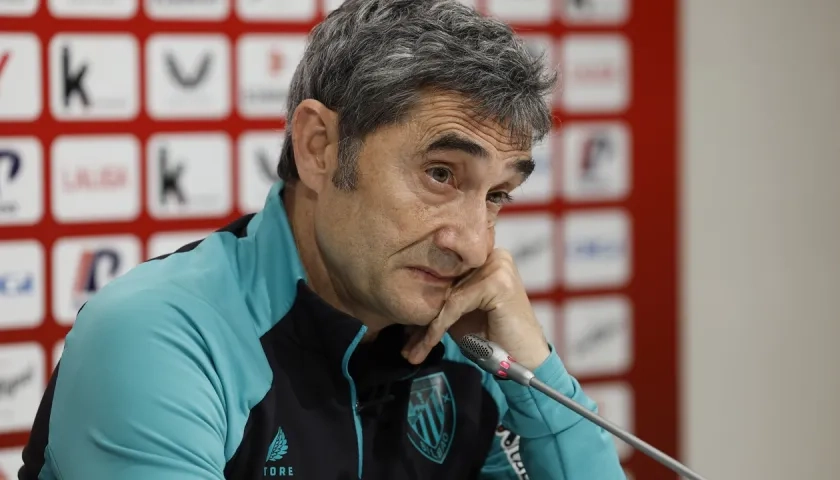 Ernesto Valverde, entrenador del Athletic Bilbao.