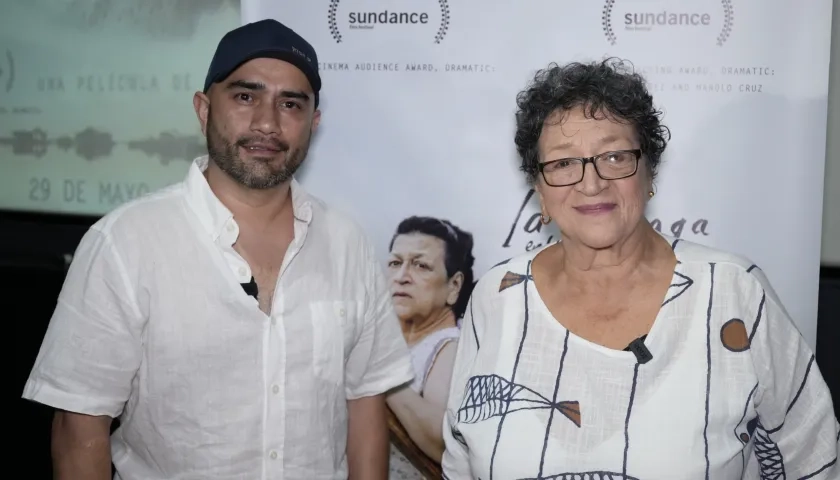 Manolo Cruz y Vicky Hernández en Barranquilla. 