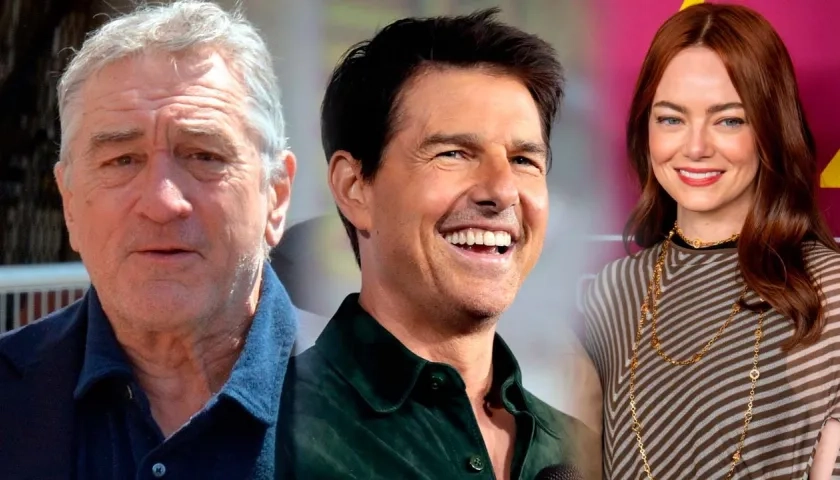 Robert de Niro, Tom Cruise, Emma Stone. 