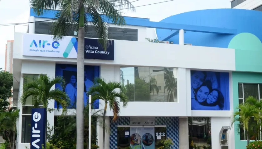Fachada de Air-e.