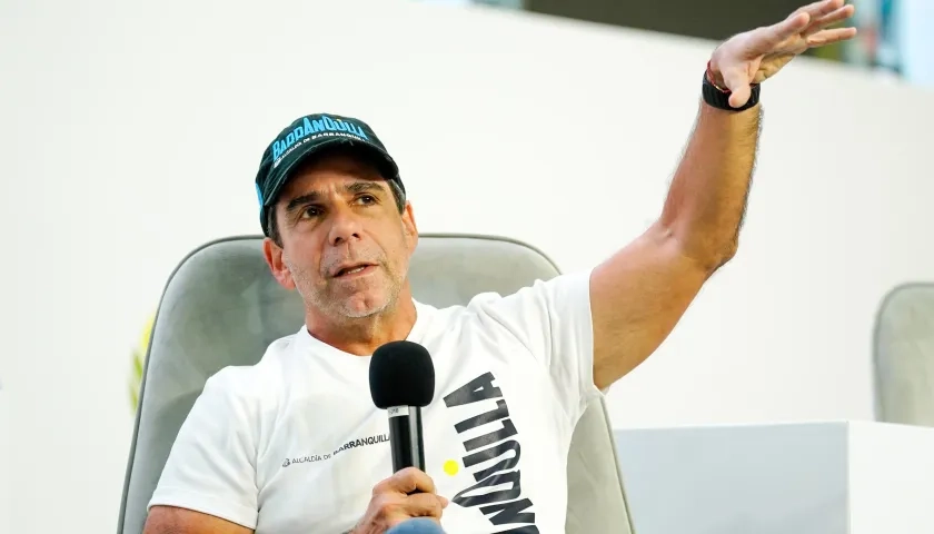 Alcalde de Barranquilla, Alejandro Char, en el 8º Encuentro y Feria Renovables LATAM. 