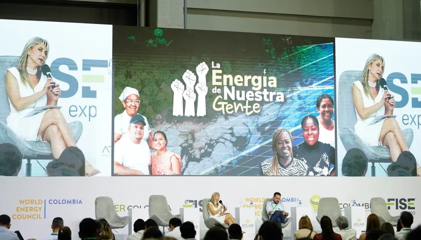 Alexandra Hernández, presidenta Ejecutiva de SER Colombia, en el 8º Encuentro y Feria Renovables LATAM. 