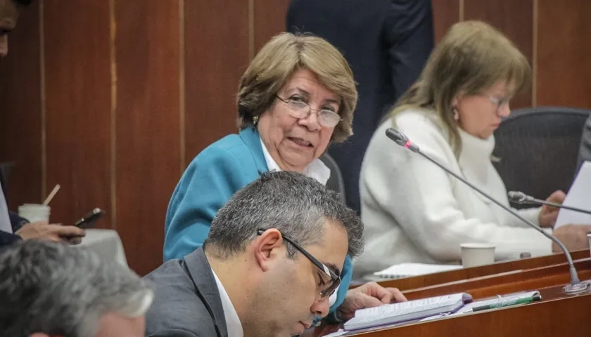 La senadora del Pacto Histórico, Aida Avella, integrante de la Comisión IV del Senado.