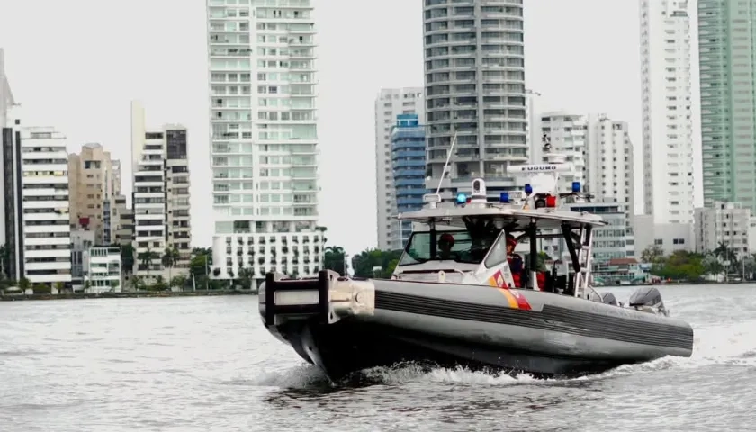 Operativos de búsqueda en el mar.