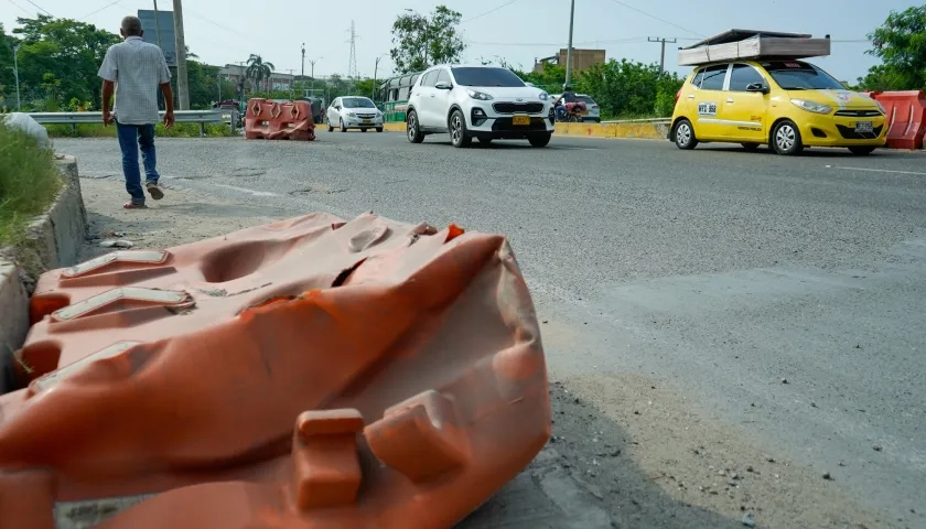 Puente de la calle 30 en Soledad, Atlántico.