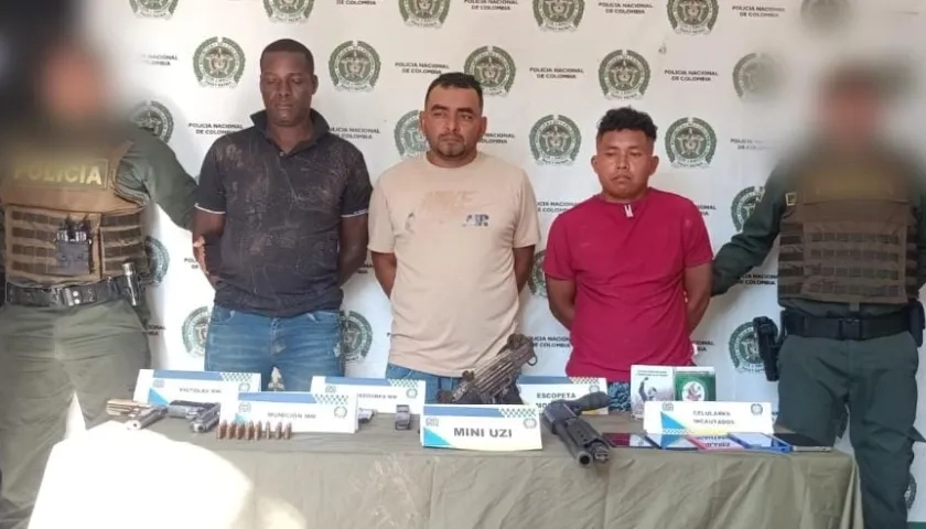  Los detenidos fueron puestos a disposición de la autoridad competentes.