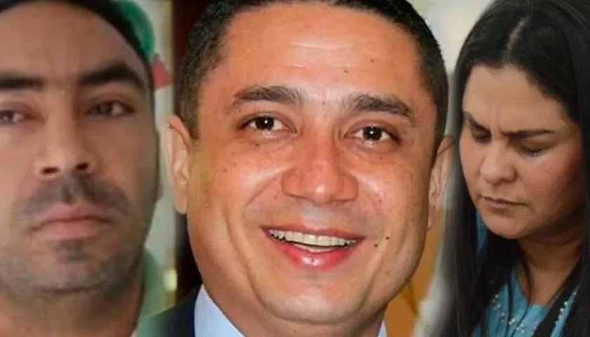 Johan Ulloque, Eduardo Pinto Viloria y Dayana Jassir.