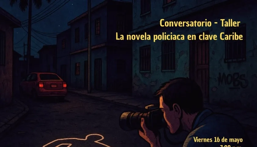 Conversatorio-taller sobre narrativa detectivesca, tinta roja, periodismo judicial y Caribe profundo. 