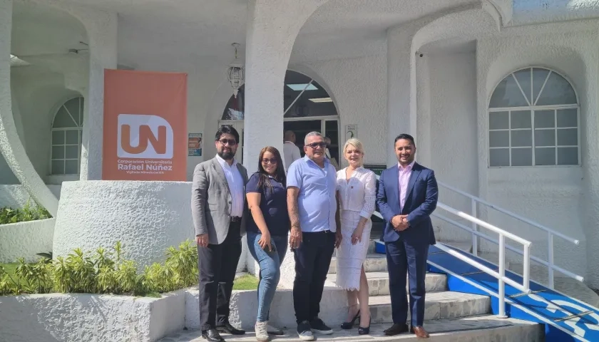 Directivos de la Corporación Universitaria Rafael Núñez. 