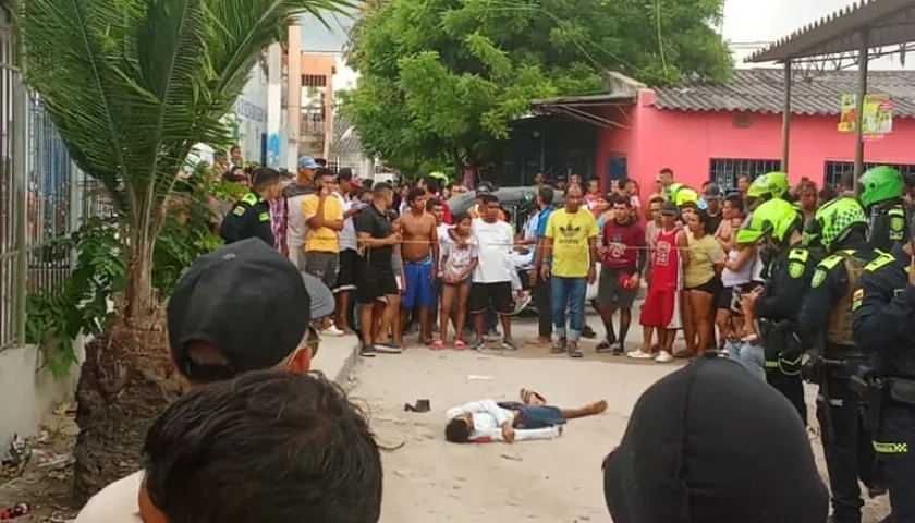 El crimen se registró la tarde de este lunes. 