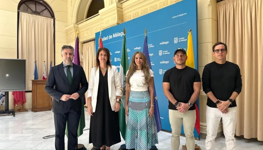 Delegación de Barranquilla en Málaga. 