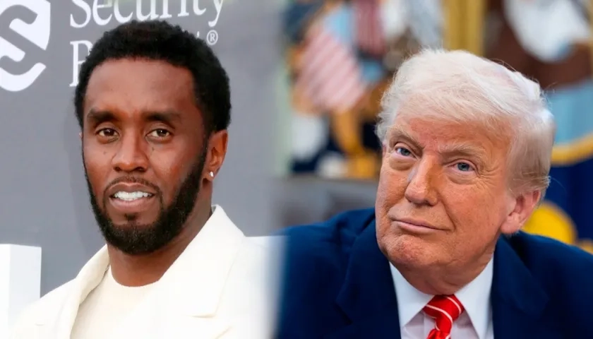 Sean Combs y Donald Trump.