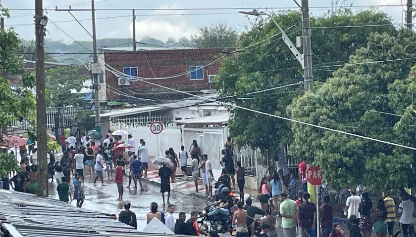 En la diagonal 77 con carrera 15.