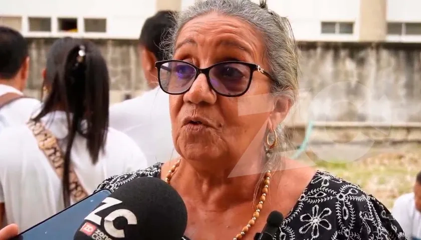 Rebeca Viloria, mamá de Eduardo Pinto.