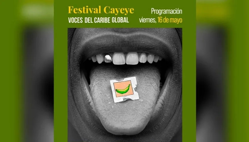 Imagen oficial del Festival Cayeye: voces del Caribe global.