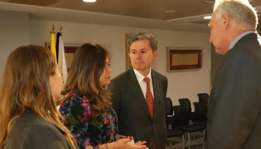 La Ministra de Transporte, María Fernanda Rojas.