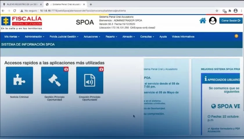 Imagen de referencia del SPOA.