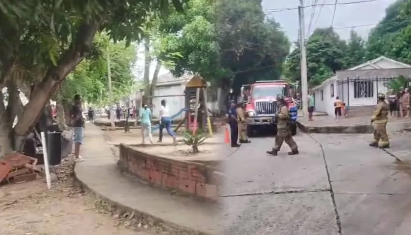 Incendio en hogar infantil.