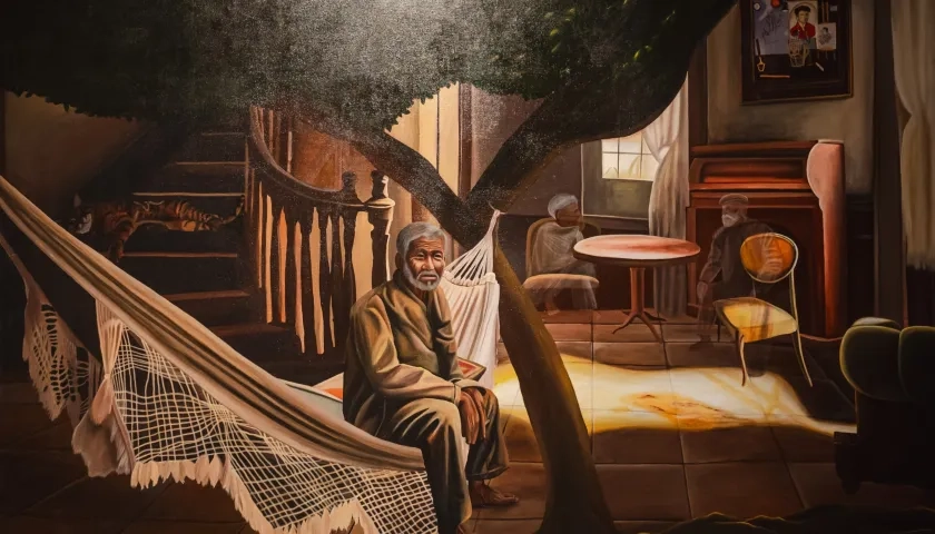 Obra de la exposición ‘Visiones inusuales’ del artista Jaime Padilla. 