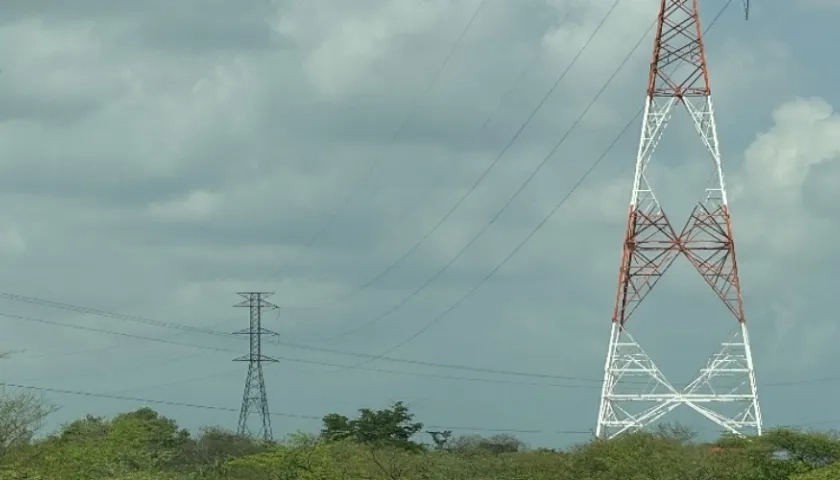  Líneaa eléctricas de conexión para los parques eólicos Beta y Alpha en La Guajira