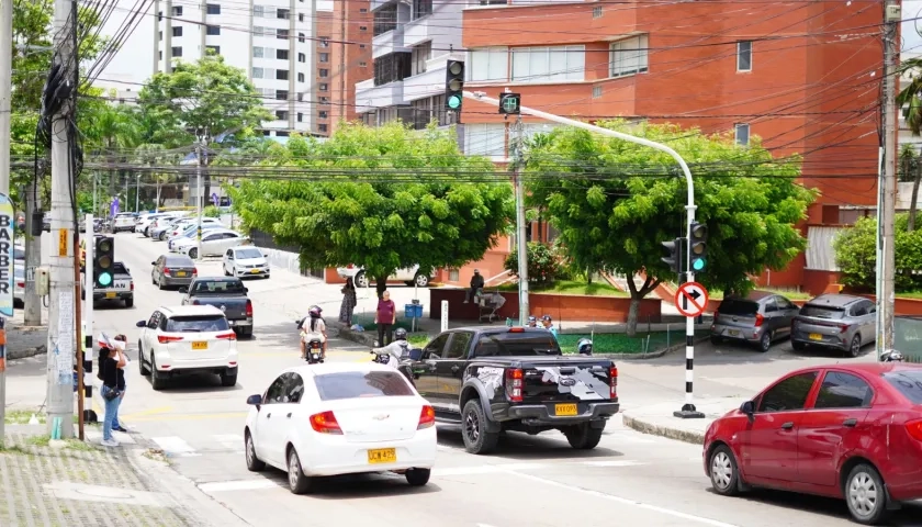 Laboratorio vial en la carrera 51B con calle 82.