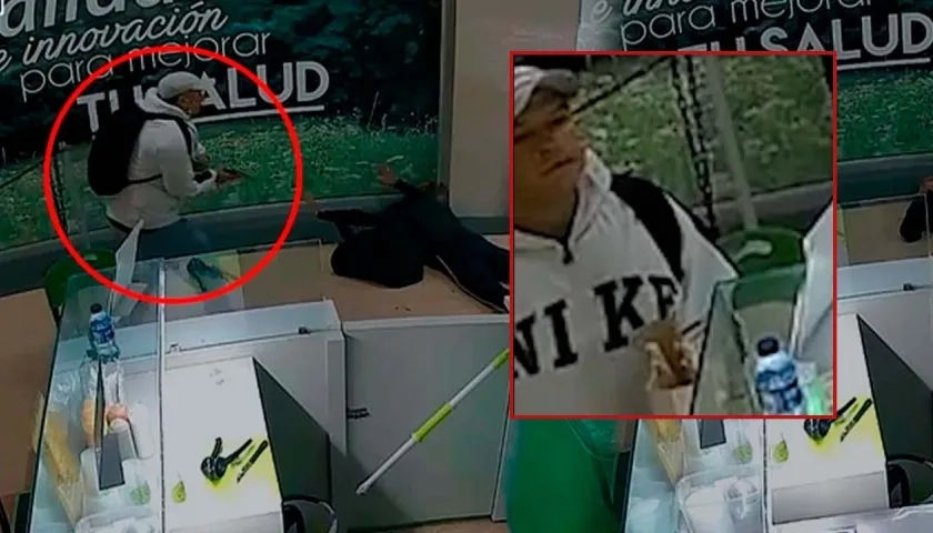 El rostro de los de los ladrones quedó grabado en cámaras de seguridad. 