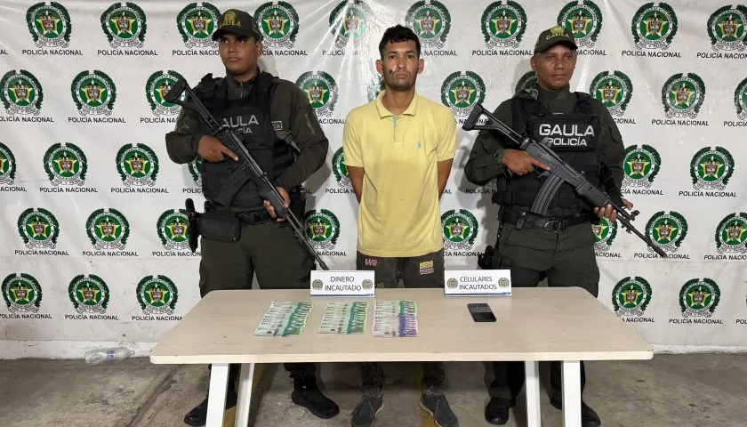 Presunto extorsionista capturado en El Campito