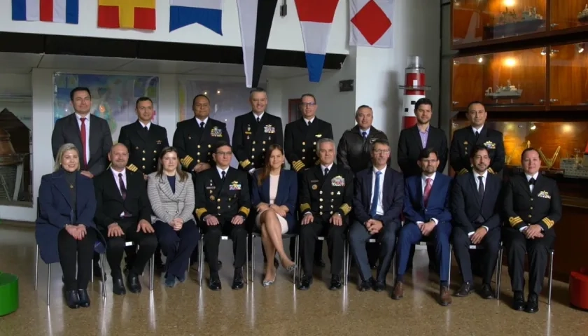 Integrantes de la OMI y demás entidades que integran la Administración Marítima de Colombia. 