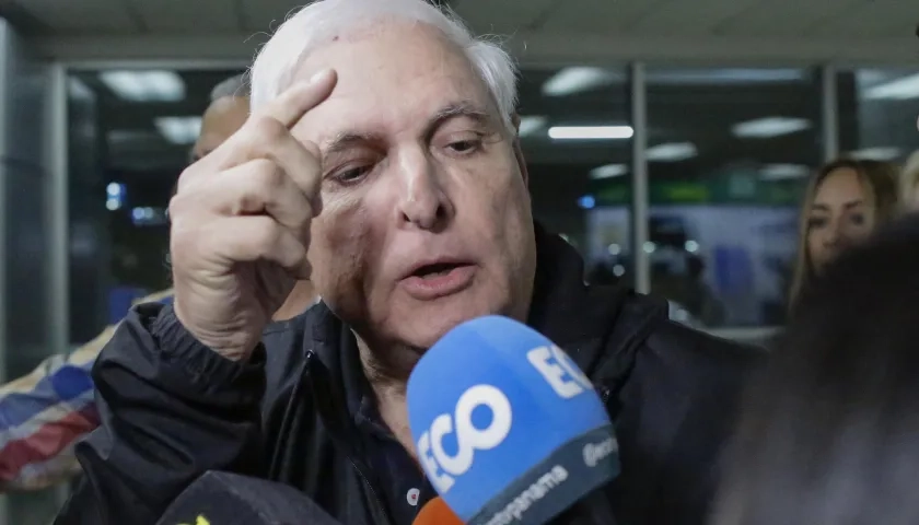 El expresidente panameño Ricardo Martinelli. 