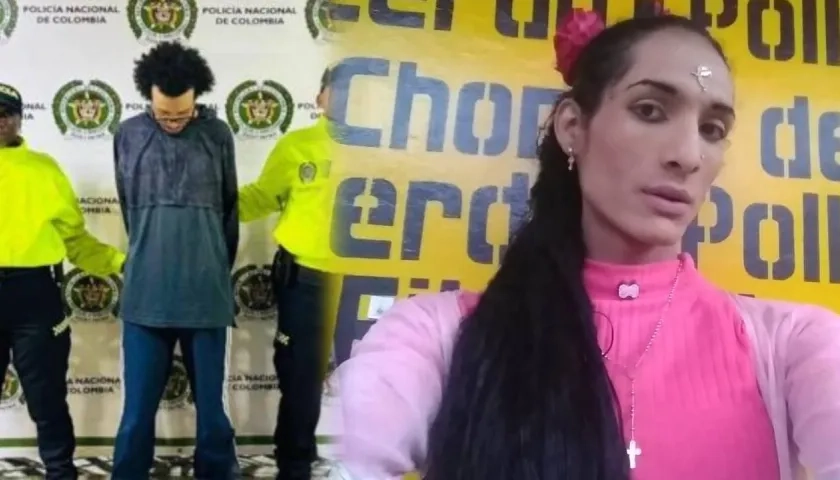 Juan David Echavarría Zapata, alias 'Chucky', y Sara Millerey.