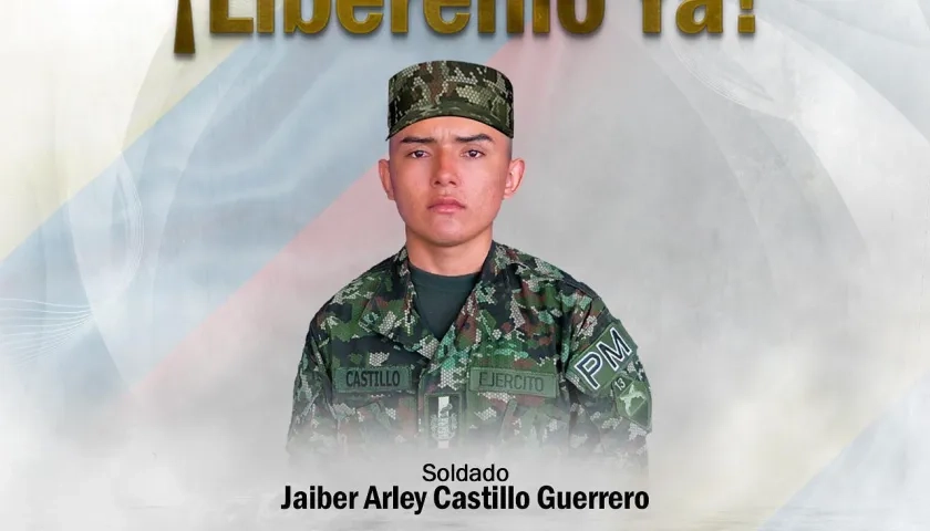 Soldado Jaiber Arley Castillo Guerrero.