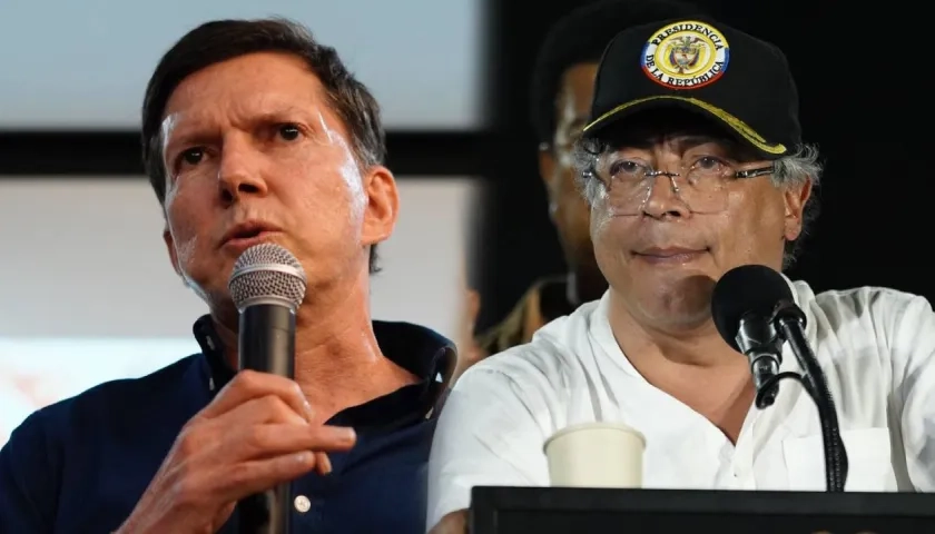 Wilson Ruiz y el Presidente Gustavo Petro.